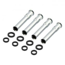 Lower pushrod cover kit. 48-E79. Chrome
